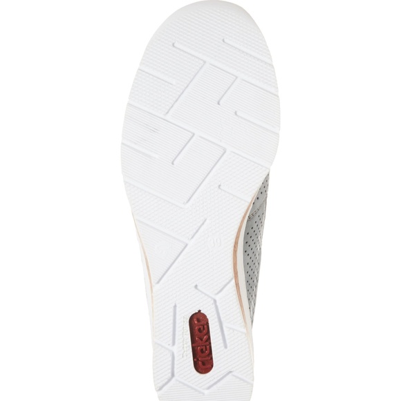 Rieker NEW Women's 10 Wedge Sneakers Comfort SlipOn Leather - Picture 6 of 7